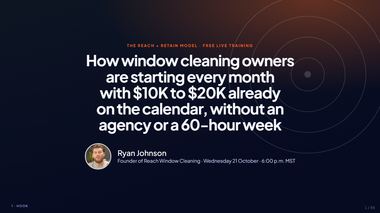 Webinar presentation preview
