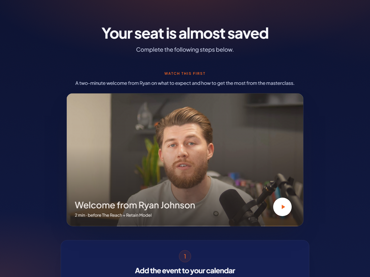 Thank-you page preview